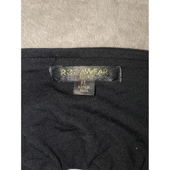 Vintage Rocawear Black Distressed Fringe Mini Dress - Picture 9 of 9